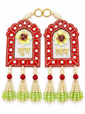 Shubh Labh Diwali Door Hanging Decor with Beaded Tassels