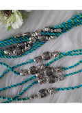 Silver Oxidised Elephant Charm Rakhi for Brother, Pack of 1, Size 41