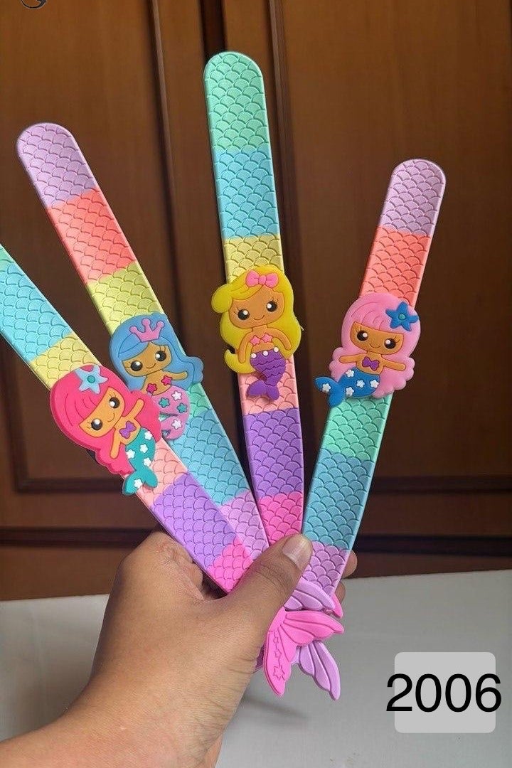 Mermaid Slap Bands for Kids, Rakhi