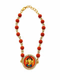 Rudraksh Bracelet for Brother with Ganpati Charm Rakhi