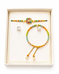 Bhai Bhabhi Pair Rakhi Set with Kashmiri Bracelet Rakhi