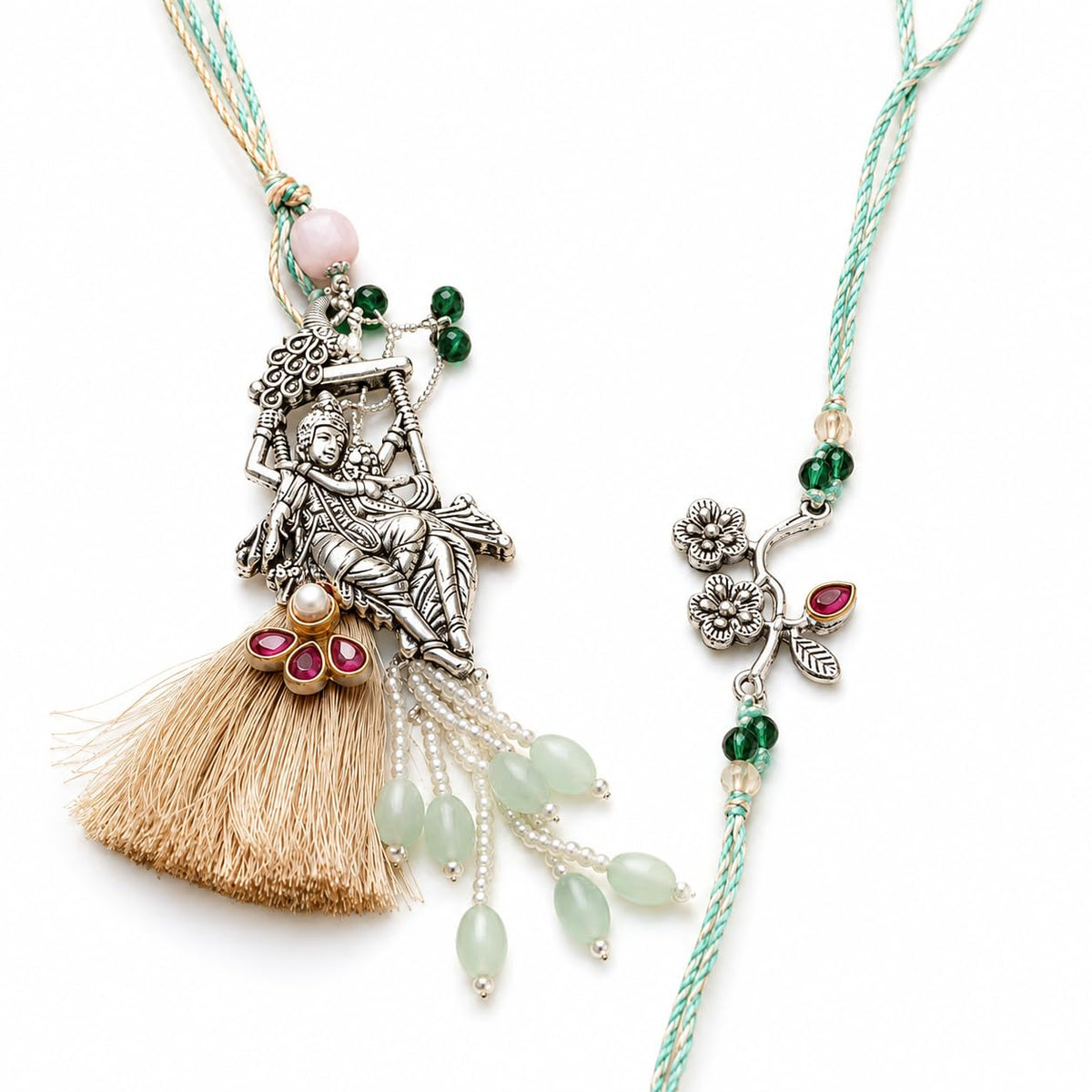 Radha Krishna Rakhi Lumba Pair for Rakshabandhan