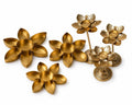 Diwali Decoration Urli Flower with Stands Gold