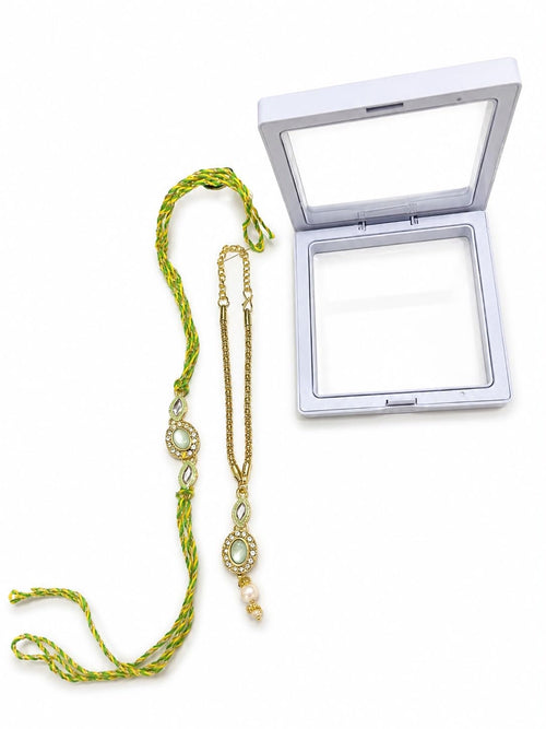Bhai Bhabhi Rakhi Bracelet Set for Rakshabandhan