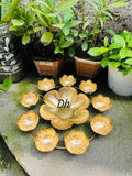 Lotus Urli Diwali Decoration Set Gold