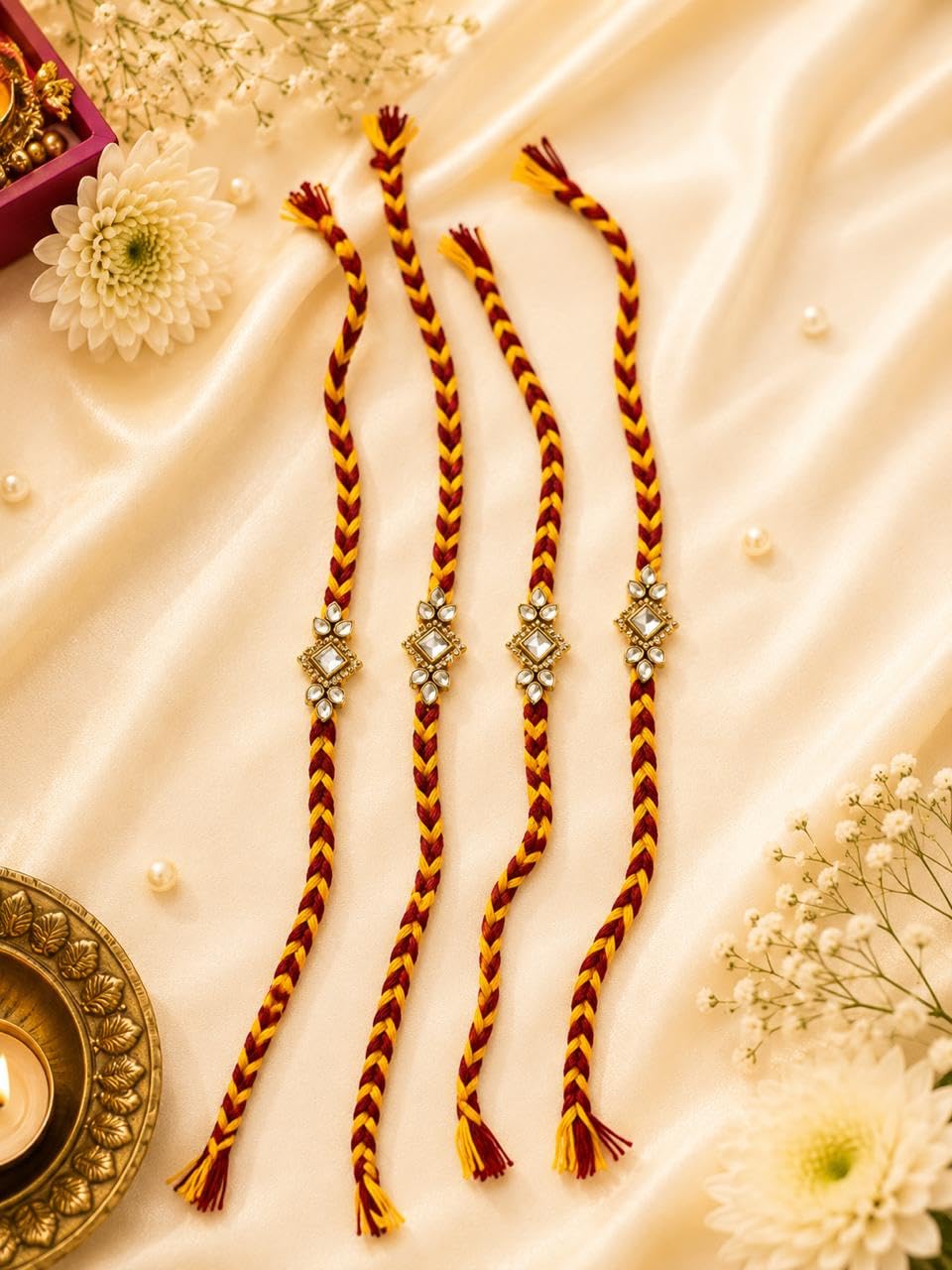 Kundan Mauli Rakhi for Rakshabandhan