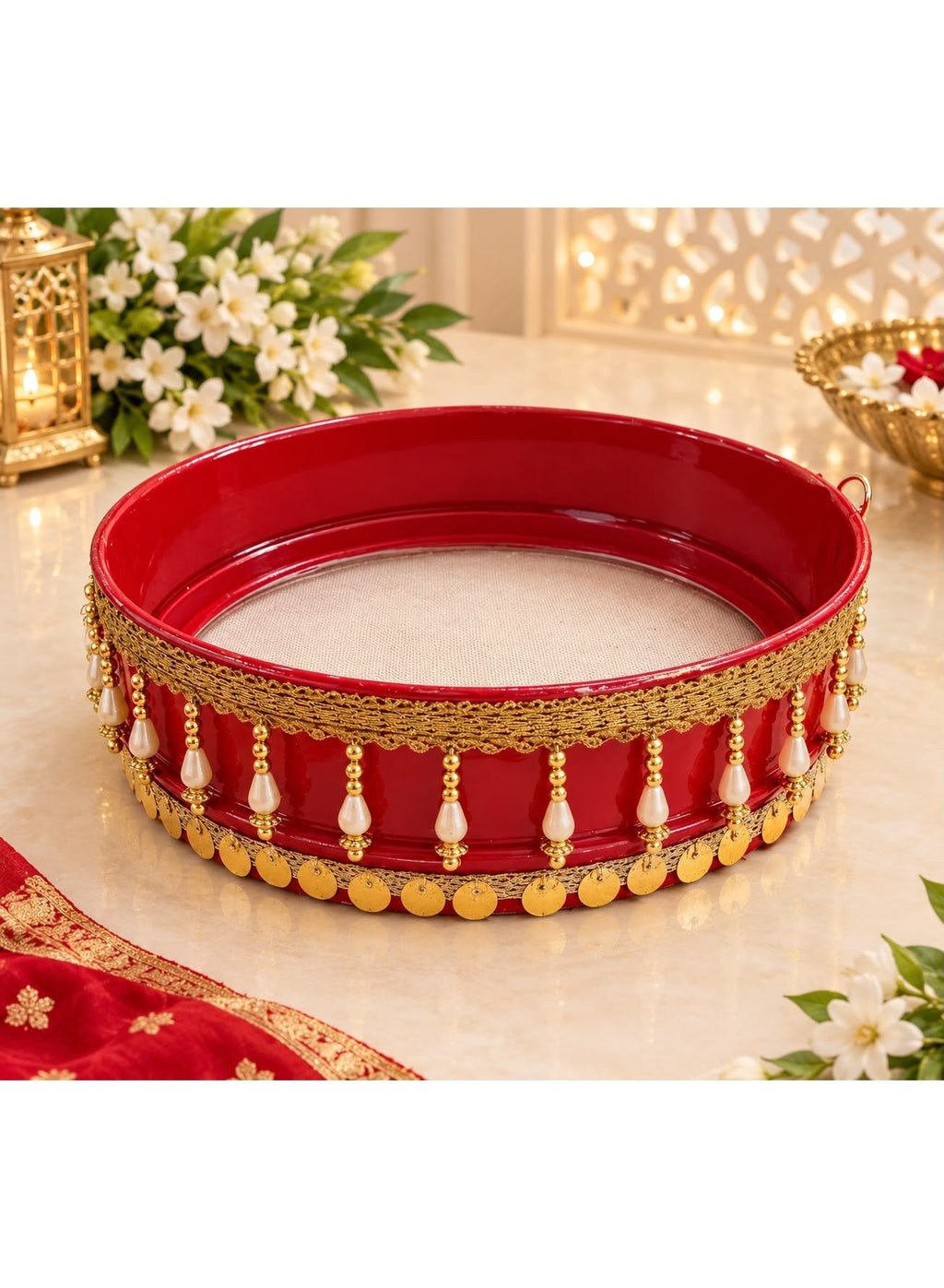 Karwa Chauth Pooja Thali Set, 1 Piece