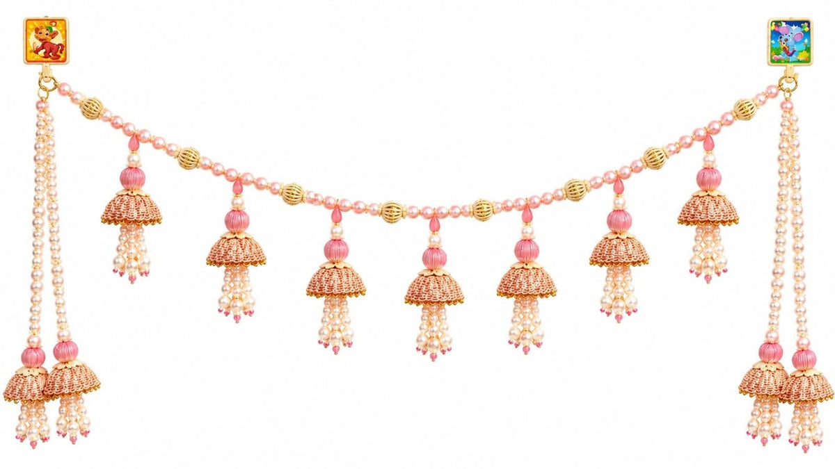 Door / wall Hanging Toran / Bandarwal for Diwali Decor with Jhumka Tassels