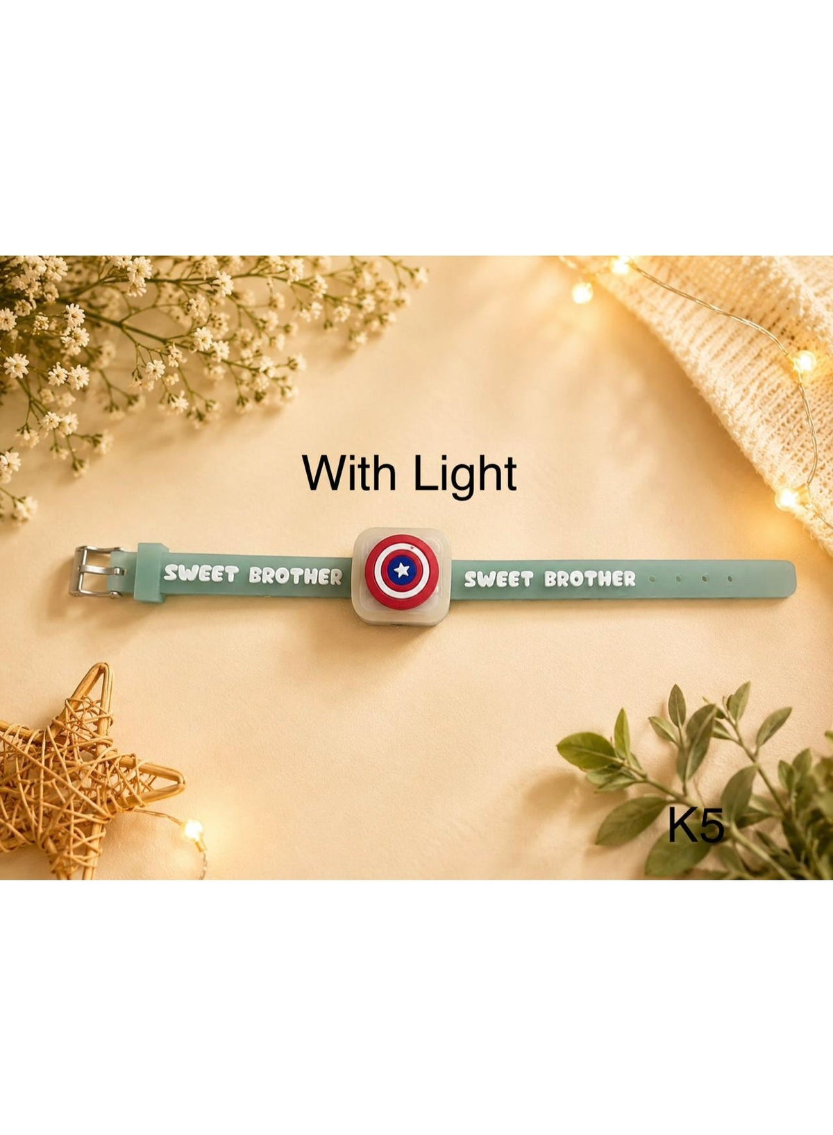 Sweet Brother Cartoon Silicone Bracelet for Kids