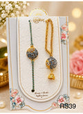 Bhaiya and Bhabhi Rakhi and Bracelet Combo, Size 41